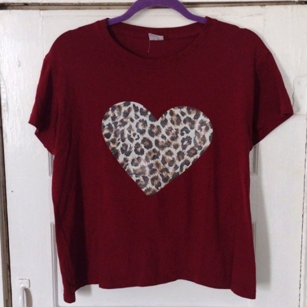 Leopard Heart Crop